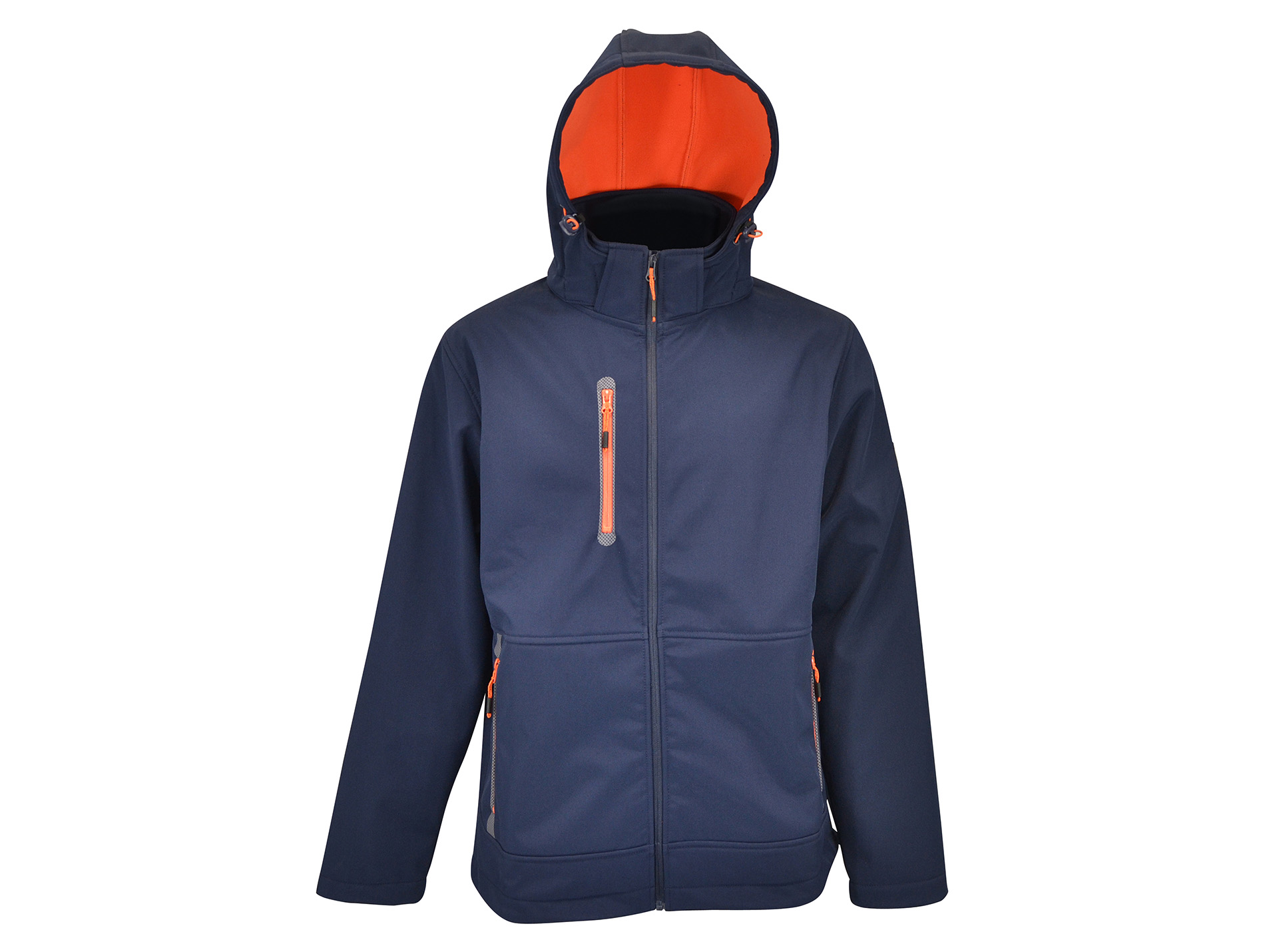 Veste softshell WORKSTONE Foreze marine/orange